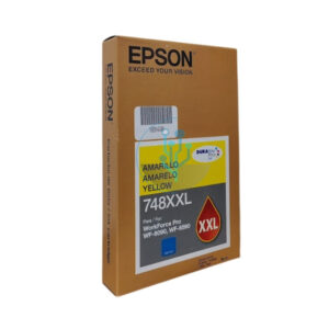 Tinta Epson T748xxl420 Amarillo Original, Contenido: 69ml. Compatibilidad con Impresoras Epson WorkForce Pro WF-6590, WorkForce WF-6090