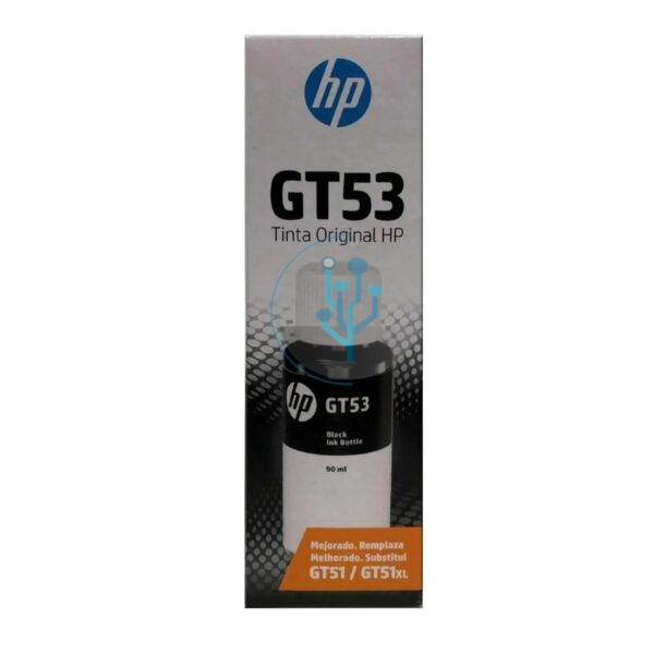 Botella Tinta HP 1VV22AL (GT53) Negro Smart Tank 500/515/530 90ml