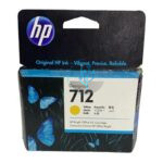 Tinta HP 3ED69A (712A) Amarillo DesignJet T210, T250, T650 29ml