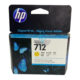 Tinta HP 3ED69A (712A) Amarillo DesignJet T210, T250, T650 29ml