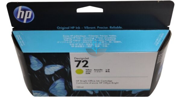 Tinta HP C9373A (72) Yellow T610, T790, T1100, T1200 130ml