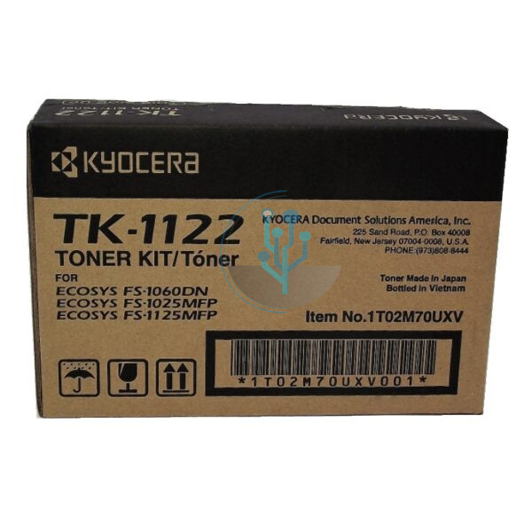 Toner Kyocera TK-1122 Negro FS-1025MFP, FS-1125MFP 3,000 Páginas