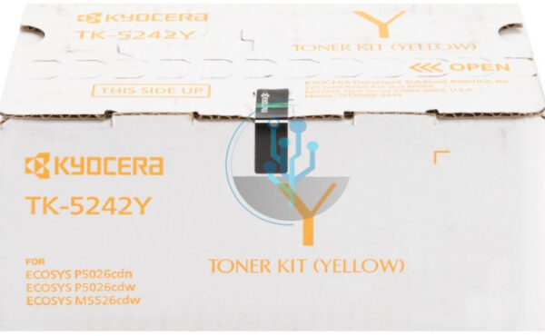 Toner Kyocera TK-5242Y Yellow M5526CDW, P5026CDW 3,000 Páginas