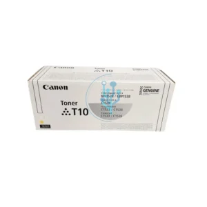 Caja de cartucho de tóner Canon T10 Amarillo original