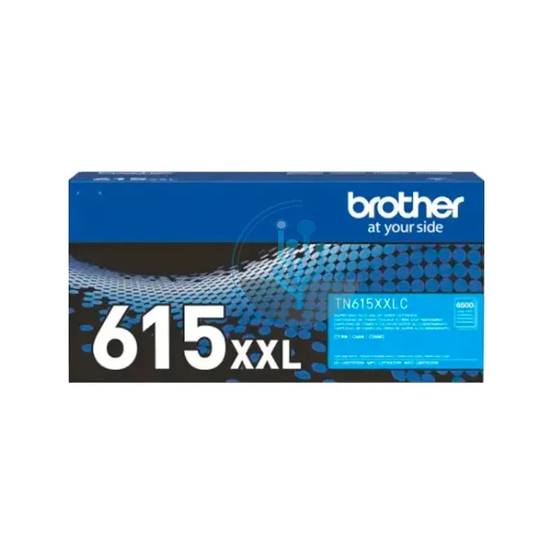 Caja de tóner Brother TN-615XXLC cian alto rendimiento para impresora MFC-L8970CDW