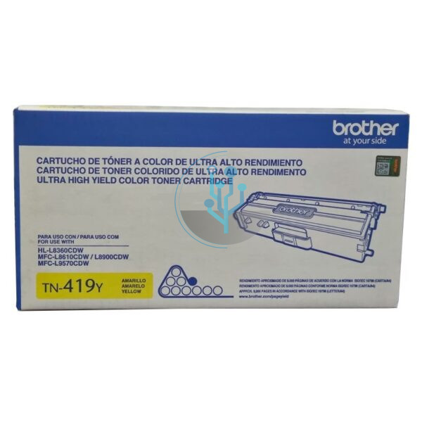 Toner Brother TN-419Y Yellow.