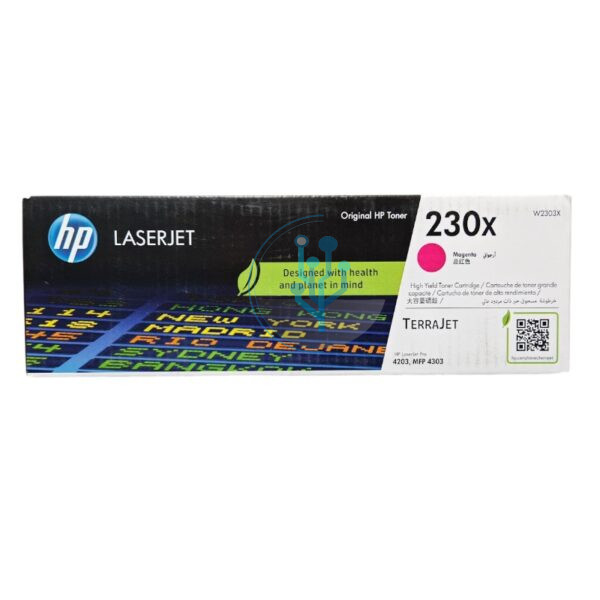 Toner HP W2303X 230X Magenta. Compatibilidad con Impresoras HP LaserJet Pro 4203, 4303, Consulta con tu Asesor al WhatsApp al 934823633