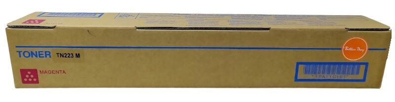 Tóner Konica Minolta Compatible TN-223M Magenta. Compatibilidad con Equipos Konica Minolta Bizhub C226, C256, C266, C7222, C7226.