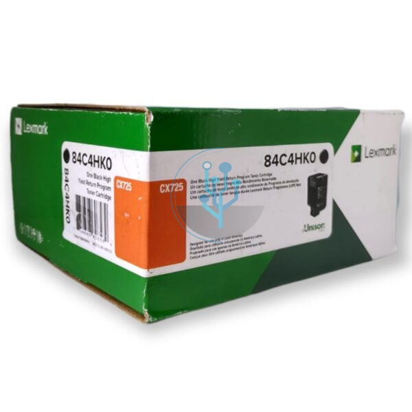 Toner Lexmark 84C4HK0 CX725dhe Black 25,000 Paginas