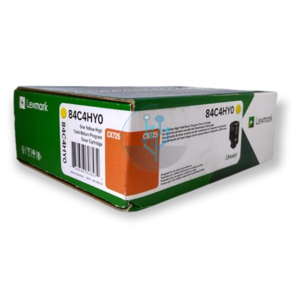 Toner Lexmark 84C4HY0 CX725dhe Amarillo 16,000 Paginas