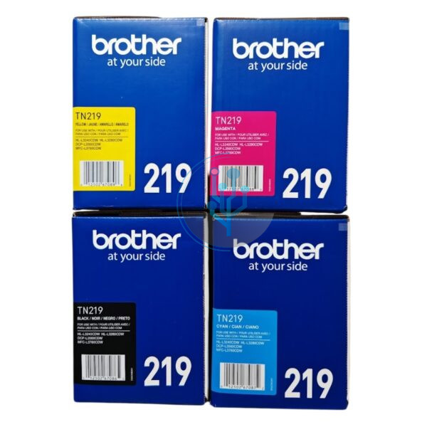 Kit de Tóneres Brother TN219 / TN-219 (4 Colores CMYBK)