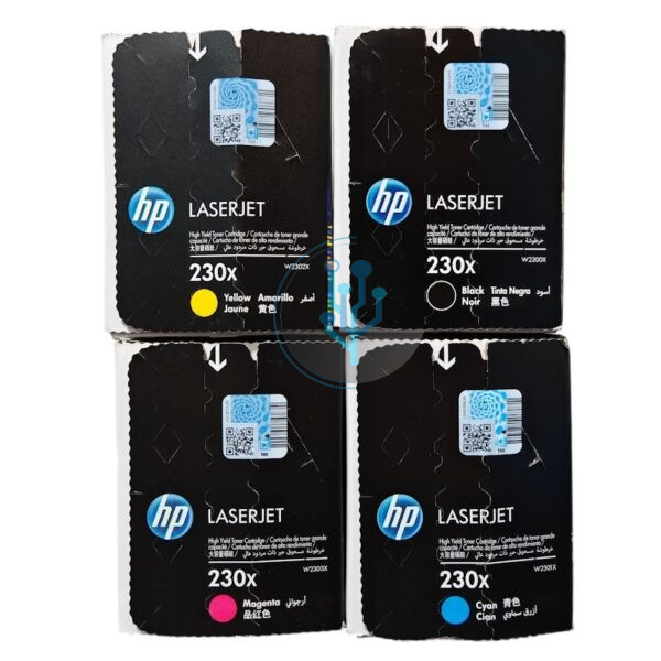 Kit de Tóneres HP 230X w2300x, w2301x, w2302x, w2303x. Compatibilidad con HP LaserJet Pro 4203, 4303, Consultas WhatsApp al 934823633